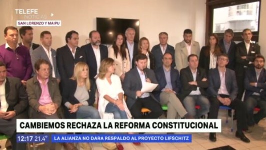 Cambiemos rechazó la reforma constitucional
