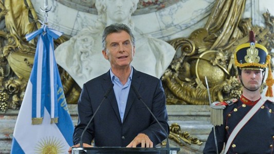 Mauricio Macri: "Argentina buscará un acuerdo con el FMI"