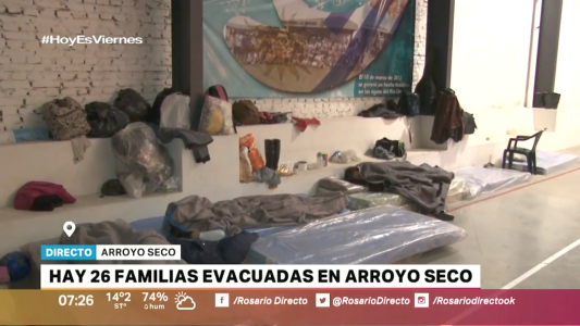 Arroyo Seco: las lluvias dejaron como resultado 26 familias evacuadas