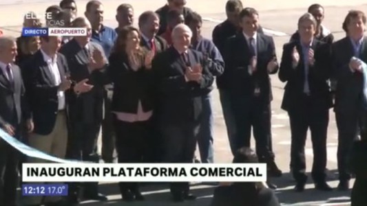 Aeropuerto: se inauguró la plataforma comercial