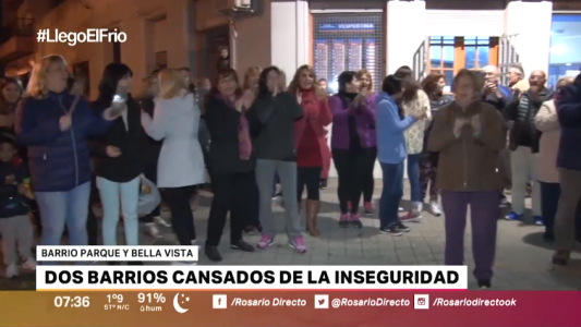 Barrio Parque y Bella Vista: reclamo de los vecinos cansados de la inseguridad