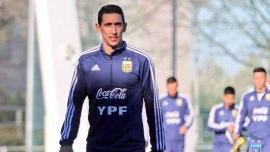 Se lesionó Di María y no podrá jugar los amistosos de la Selección Argentina