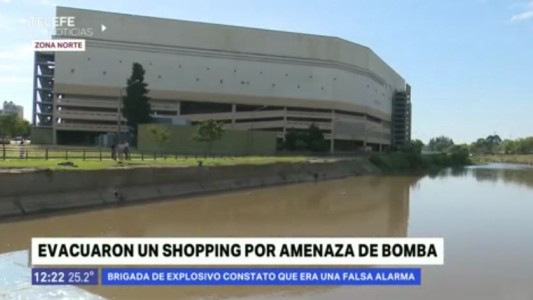 Evacuaron el shopping Portal Rosario por una amenaza de bomba