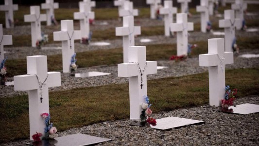 Malvinas: identificaron los restos de otro soldado argentino enterrado en Darwin