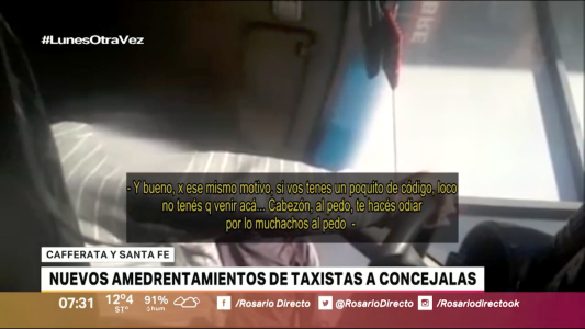 Parada de la discordia: nuevos amedrentamientos de taxistas a concejalas
