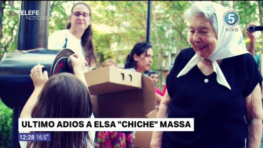 Emotiva despedida a Elsa "Chiche" Massa