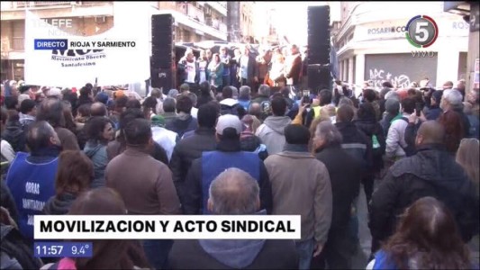 Paro de la CGT: se realizaron marchas y actos públicos en el centro de la ciudad