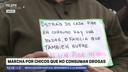 Rosario se movilizó por “Ni un pibe menos por la droga”