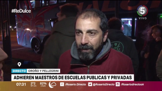 Docentes públicos y privados paran contra la represión y por la paritaria federal