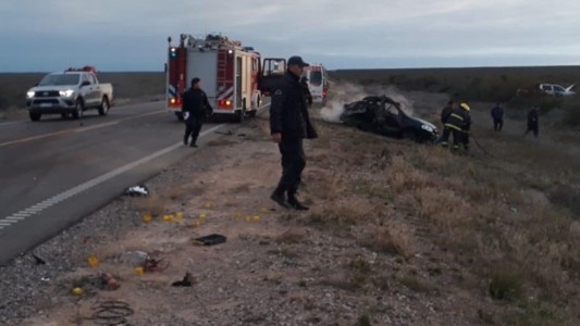Río Negro: una madre arrojó su beba de un auto antes de morir calcinada y la salvó