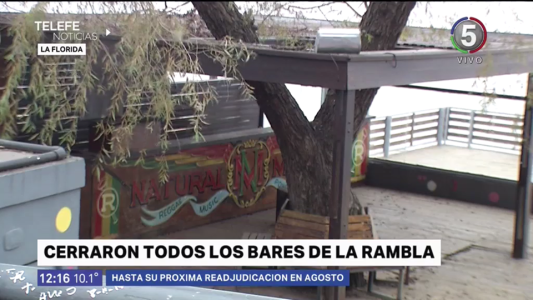 Cerraron los bares de La Rambla hasta su nueva concesión
