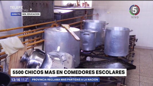 Crece el número de chicos en comedores escolares y reclaman una actualización presupuestaria