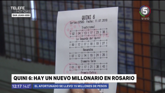 La suerte de su lado: hay un nuevo rosarino millonario