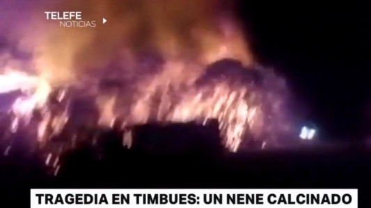 Murió un nene de cinco años al incendiarse un complejo de cabañas en Timbúes