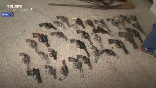 Desarme voluntario: masiva entrega de pistolas y revólveres