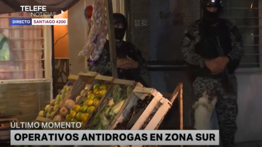 Tres detenidos en operativos antidroga en zona sur