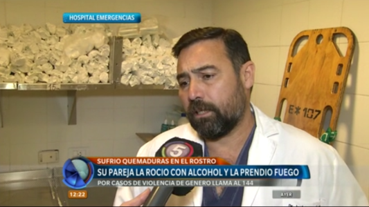 Ni Una Menos:  su pareja la roció con alcohol y la prendió fuego