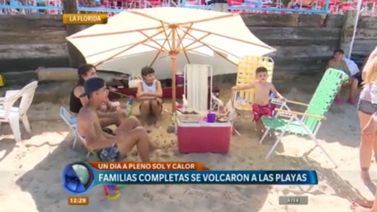 Miles de rosarinos eligieron las playas sobre el Paraná para celebrar el día de Navidad