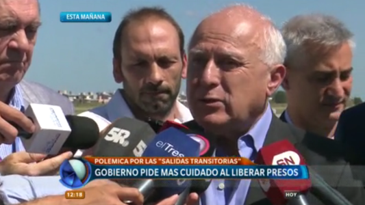 Escalada de violencia: Miguel Lifschitz se sumó a la polémica por las “salidas transitorias"