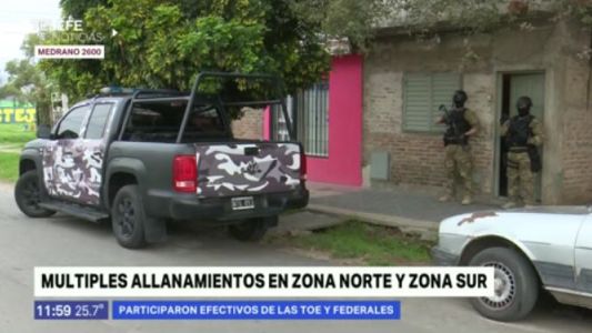 Barrio La Cerámica: se realizaron múltiples allanamientos por causas de narcotráfico