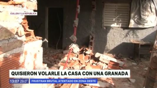 Nueve detenidos por intentar derribar una casa con una granada de guerra