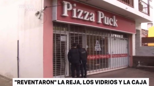 Robo en una pizzería: se llevaron la recaudación y vaciaron la heladera de bebidas