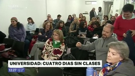 Paro de docentes universitarios: la semana que viene habrá cuatro días sin clases