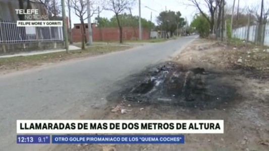 Incendiaron un auto que tenía pedido de captura