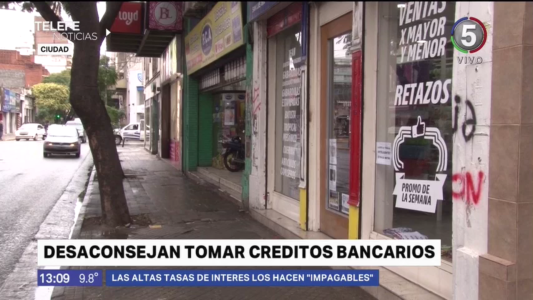 Aconsejan a los comerciantes no tomar créditos bancarios