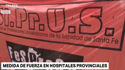 Profesionales de la salud se manifestaron en rechazo a la oferta salarial del Gobierno