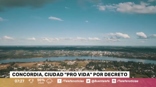 Polémica en Concordia: el intendente busca respaldar la defensa de "las dos vidas" por decreto