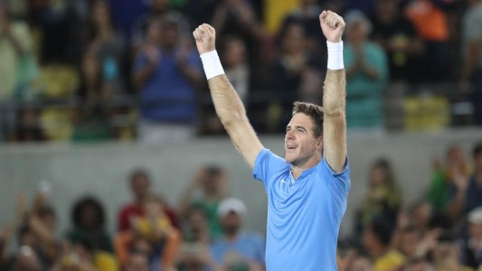 Río 2016: Del Potro derrotó a Djokovic con un doble 7-6