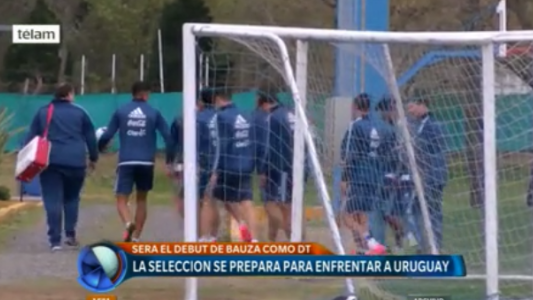 La selección se prepara para enfrentar a Uruguay