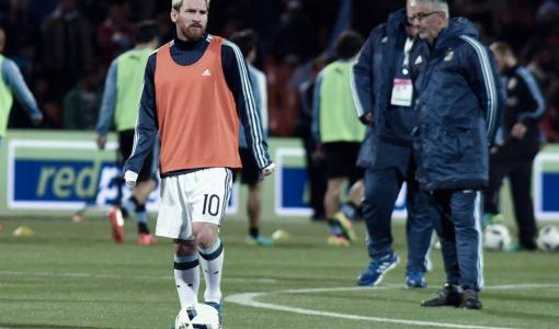 Tras el partido ante Uruguay, Messi está en duda para jugar con Venezuela