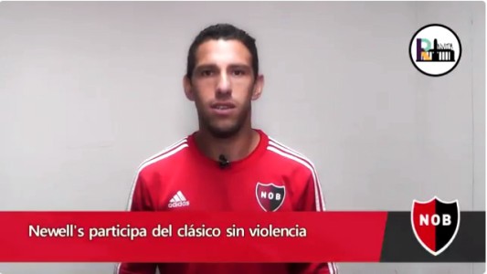 Jugadores de Central y de Newell's invitan a vivir el clásico en paz y sin violencia