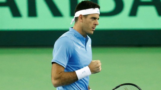 Copa Davis: Del Potro le ganó a Ivo Karlovic y puso la serie 1 a 1