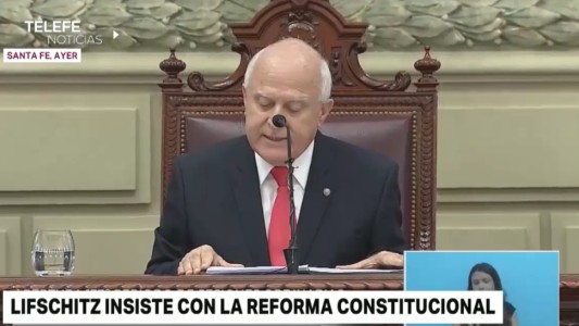 Reforma Constitucional: Lifschitz confirmó que realizarán una consulta popular en la elecciones