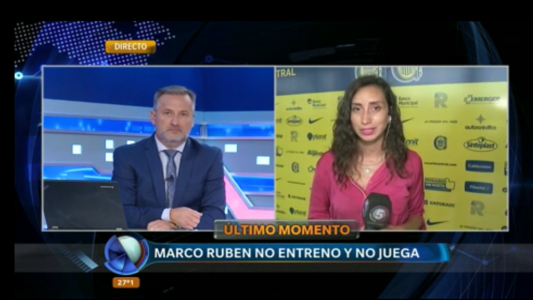 Rosario Central: Marco Ruben no jugará el domingo debido al brutal asalto a su abuelo