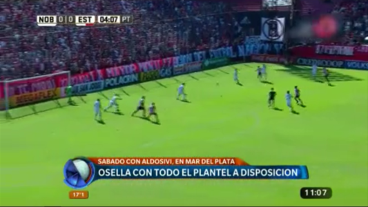 Newells: Osella con todo el plantel a disposición