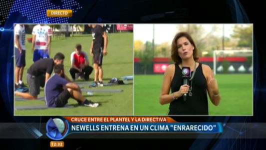 Newell's entrena en un clima "enrarecido"
