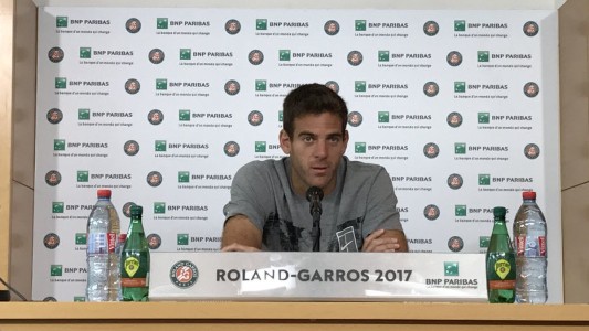 Del Potro ganó el encuentro frente a Guido Pella en su regreso a Roland Garros