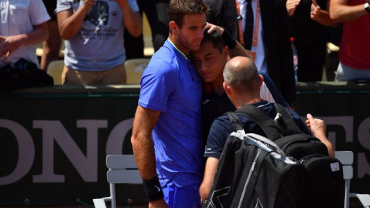 Roland Garros: Almagro se retiró lesionado y Del Potro avanzó a la tercera ronda