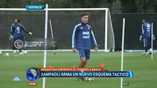 Selección argentina: Sampaoli armó un nuevo esquema futbolístico