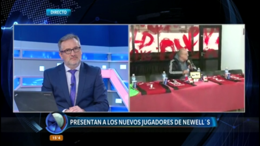 Newell's presentó formalmente a los ocho nuevos refuerzos