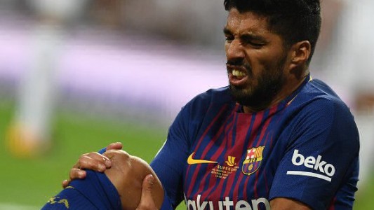 El uruguayo Luis Suárez se lesionó y se perderá el cotejo ante Argentina por Eliminatorias