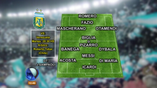 Eliminatorias: Argentina se prepara para enfrentar a Venezuela