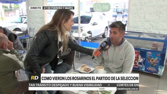 ¿Se sufre un poquito? Así vivieron los rosarinos el empate ante Venezuela