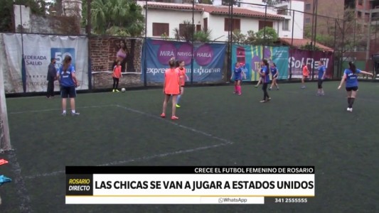 Fútbol femenino: las chicas llevan su juego a Estados Unidos