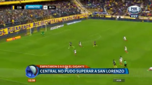 Superliga: Central no pudo superar a San Lorenzo