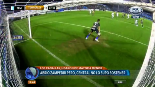 Central empató 1 a 1 frente a un flojo Temperley